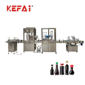 Mașină de acoperire pentru umplerea sticlelor cu lichid KEFAI
