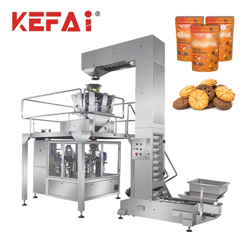 Mașină de ambalat gustări pentru pungi rotative KEFAI